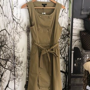 J. Crew - Garment-Dyed Trench Dress {Khaki} NWT